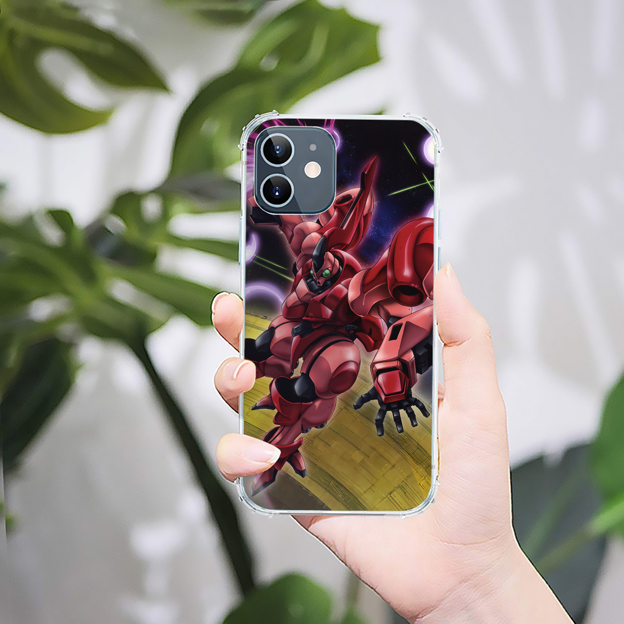 （画像用） 機動戦士ガンダム Mobile Suit Gundam 【iPhone 12シリーズ対応】透明スマホケース（クリアソフトケース）